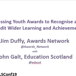 #YLSConf19 - Recognising Wider Learning and Achievement
